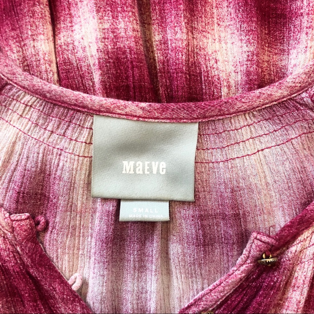 Maeve | Anthropologie pink cavalon peplum blouse - Picture 7 of 7
